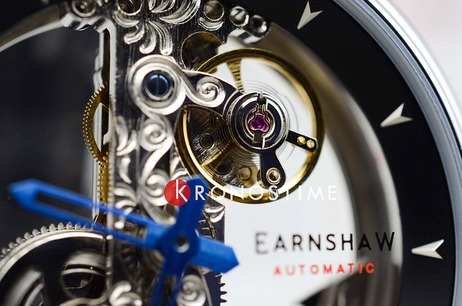 Часы Earnshaw Fowler ES-8225-01 — кожаный, мужские