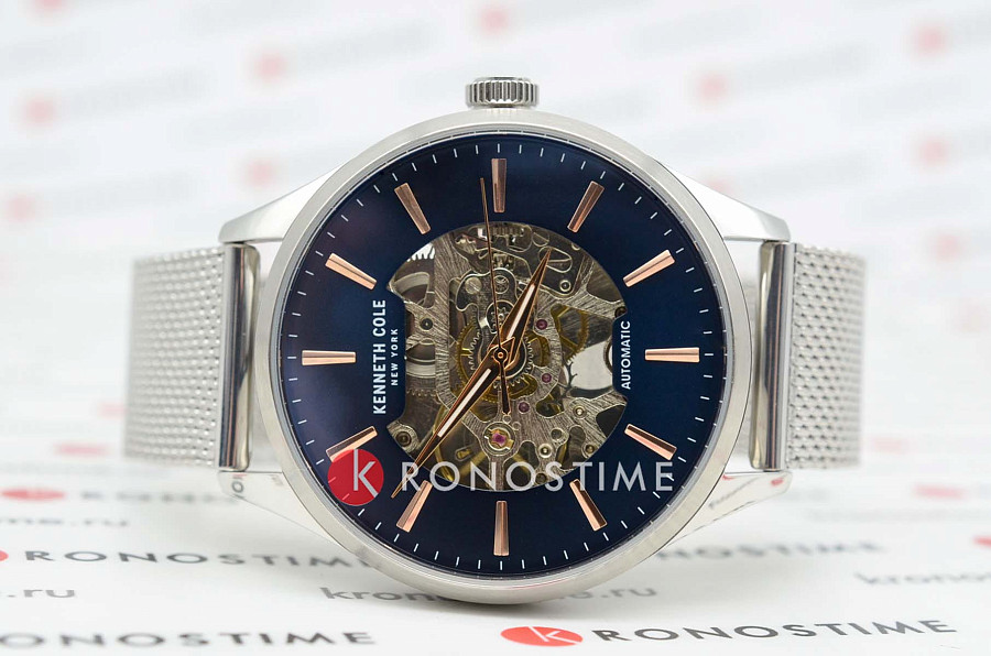 Часы Kenneth Cole Automatic KCWGL2216905 — механические, металл сталь