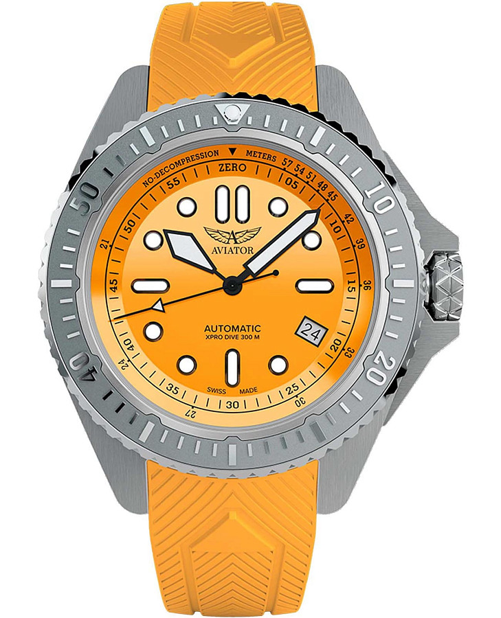 Часы Aviator Xpro Dive 300 V.1.43.0.365.0 — мужские, оранжевый