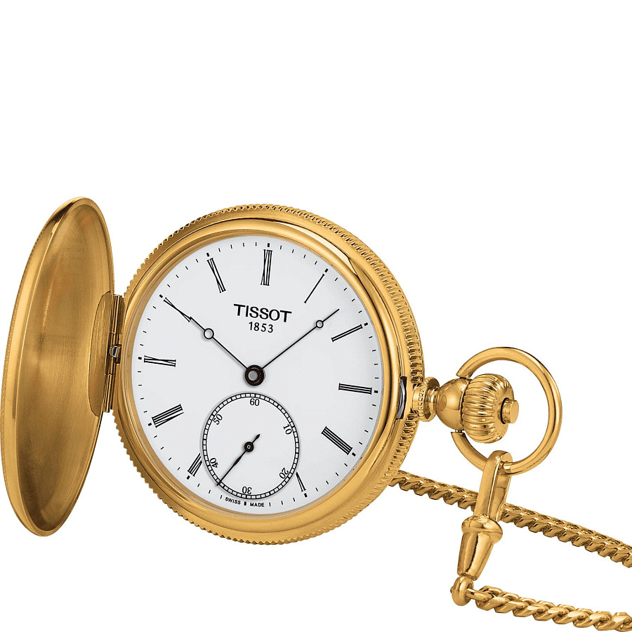 Часы Tissot Savonnette Mechanical T867.405.39.013.00 — сталь металл, Швейцария