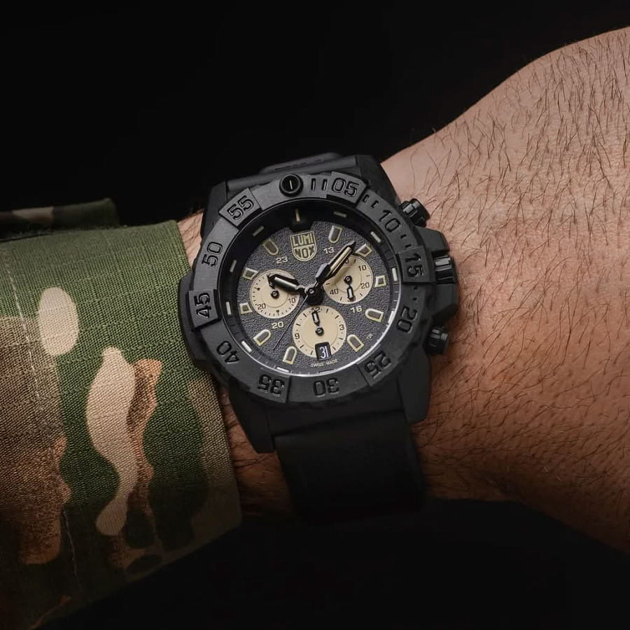 Часы Luminox Navy SEAL Chronograph 3580 Series XS.3587 — мужские, резина
