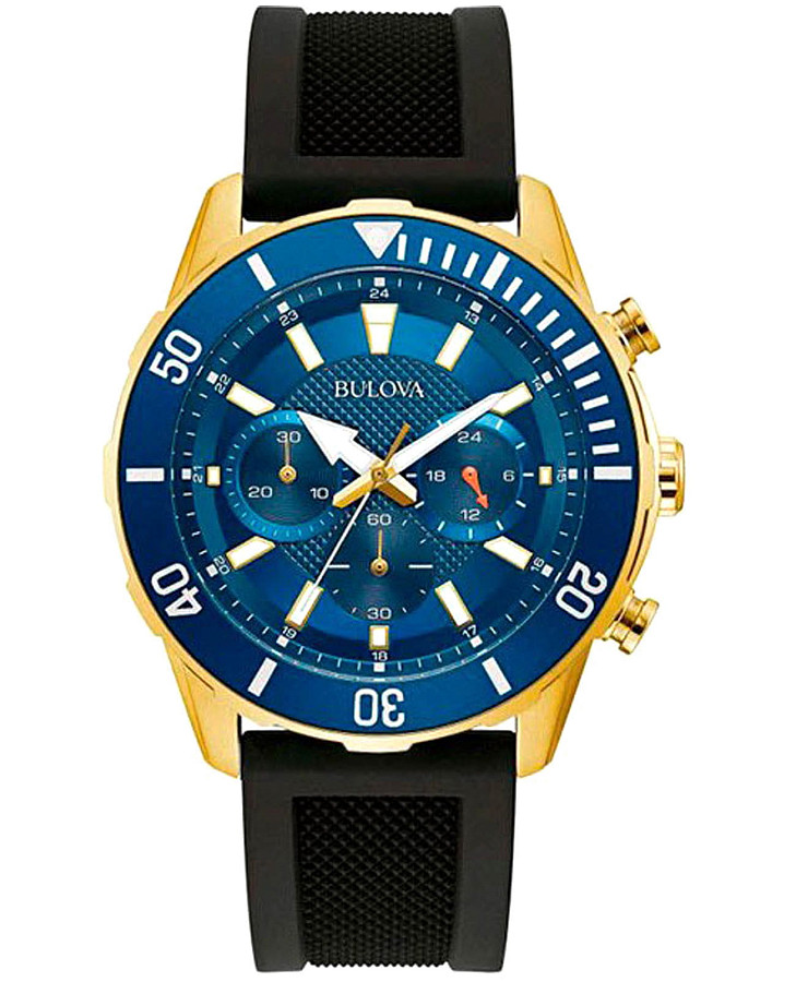 Часы Bulova Sports 98A244 — мужские, синий