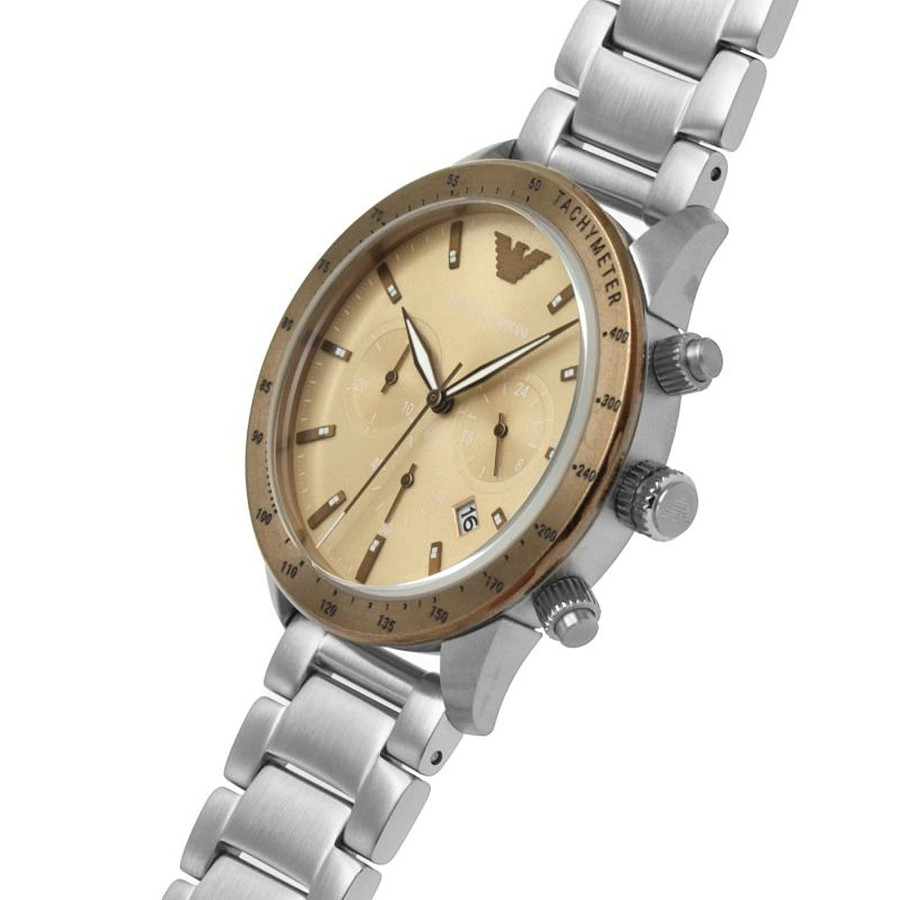 Часы Emporio Armani Mario AR11352 — кварцевые, сталь металл