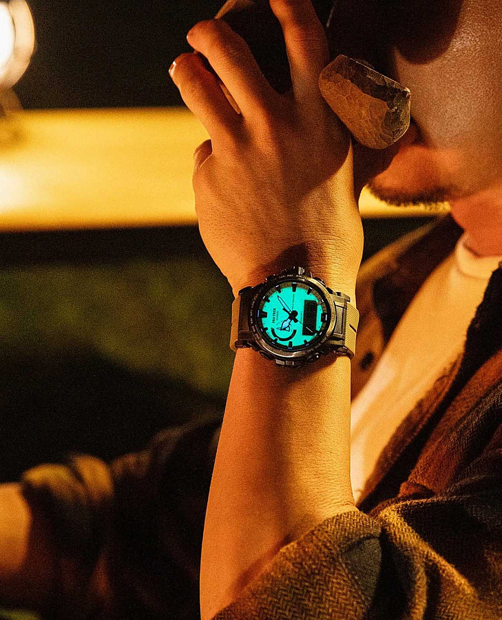 Часы Casio Pro Trek PRW-61LD-5 — металл пластик сталь