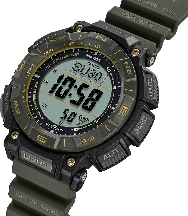 Часы Casio Pro Trek PRG-340ANS-3 — полимер, мужские