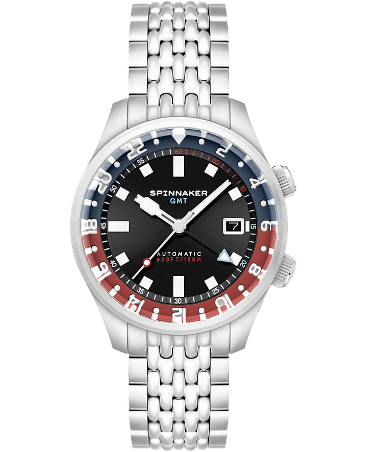 Часы Spinnaker Bradner Gmt Automatic SP-5121-55 — мужские, черный
