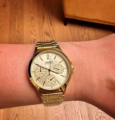Фото покупателя: Японские наручные часы Casio Collection LTP-V300G-9A