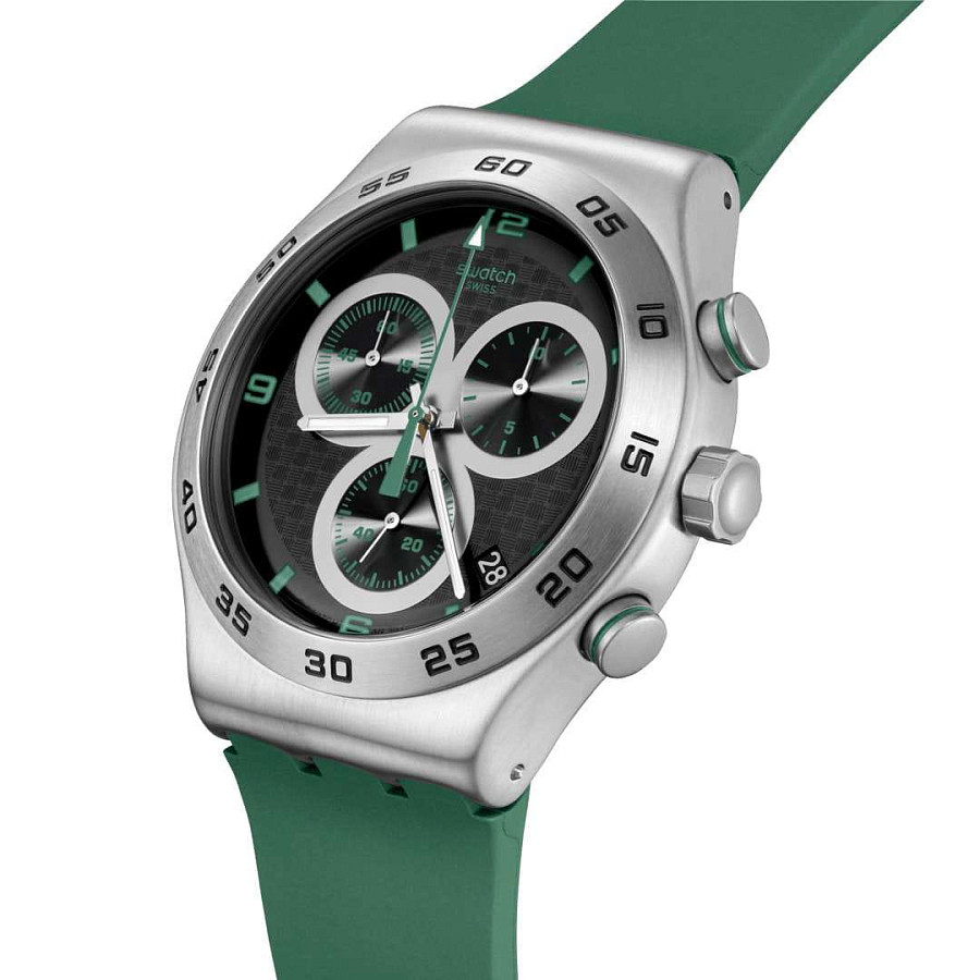 Часы Swatch I New Chrono YVS525 — металл сталь, Швейцария