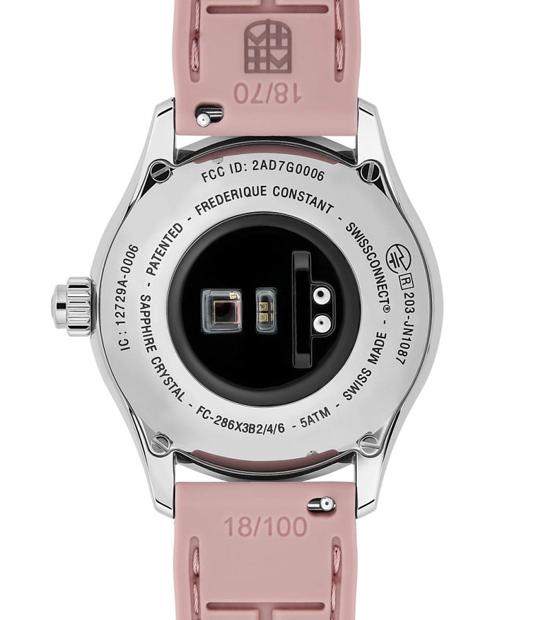 Часы Frederique Constant Smartwatch Ladies Vitality FC-286BRGS3B6 — сталь металл, Швейцария