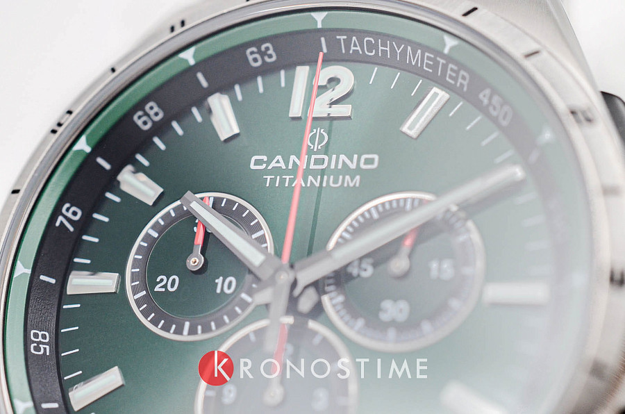 Часы Candino Titanium Chrono C4603/K — Швейцария, кварцевые