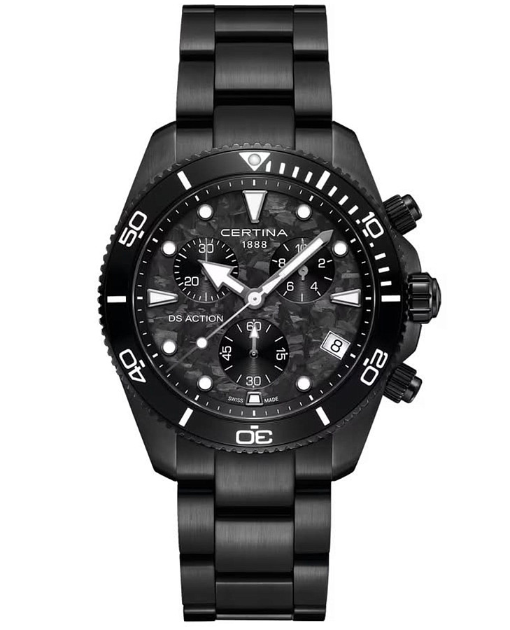 Часы Certina DS Action Chrono C048.417.33.201.00 — мужские, черный
