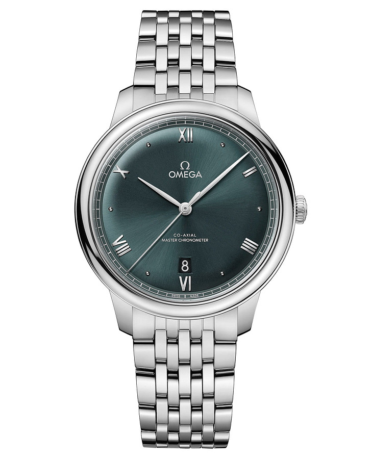 Часы Omega De Ville Prestige 434.10.40.20.10.001 — мужские, зеленый