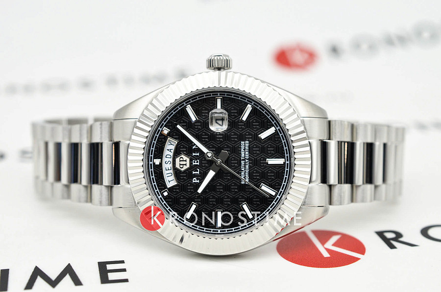 Часы Philipp Plein Date Superlative Gent PWPNA0824 — кварцевые, металл сталь