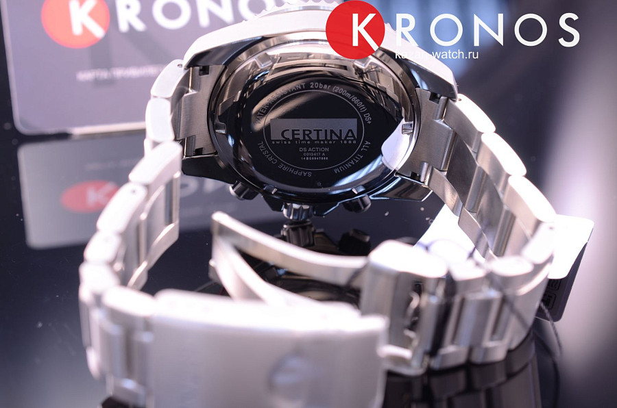 Часы Certina C013.417.44.087.00 — титановый, мужские