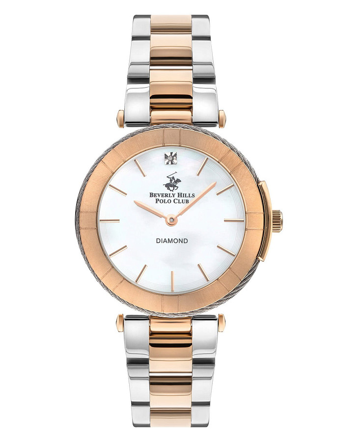 Часы Beverly Hills Polo Club BP3333X.420 — женские, перламутровый