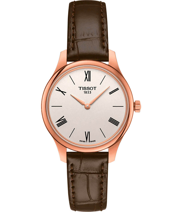 Часы Tissot Tradition 5.5 Lady T063.209.36.038.00 — женские, серебристый