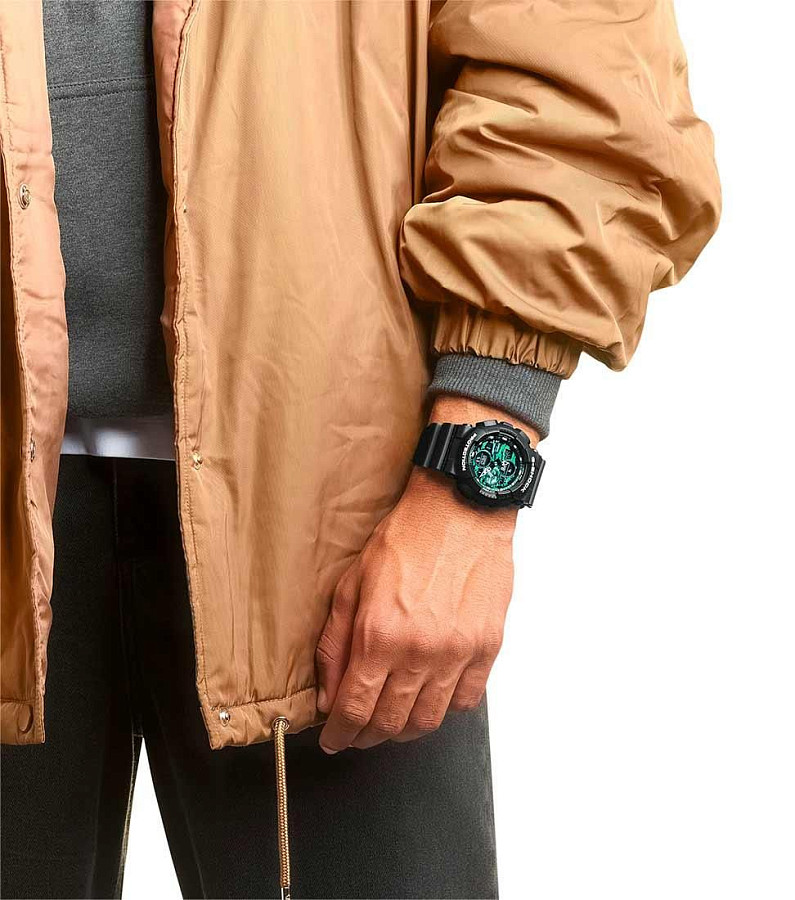 Часы Casio G-Shock GA-140MG-1A — пластик, Япония