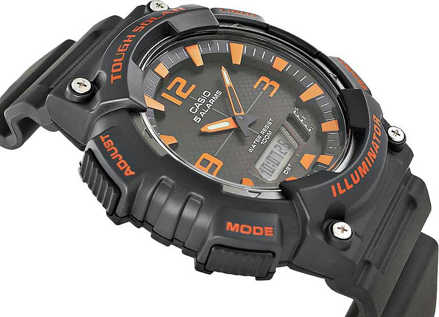 Часы Casio AQ-S810W-8A — мужские, черный