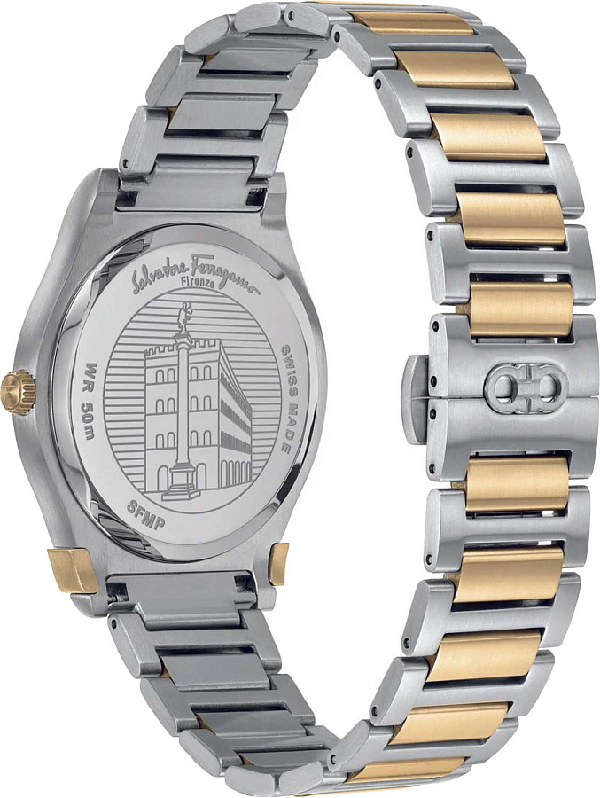 Часы Salvatore Ferragamo Gancini SFMP00722 — кварцевые, металл сталь