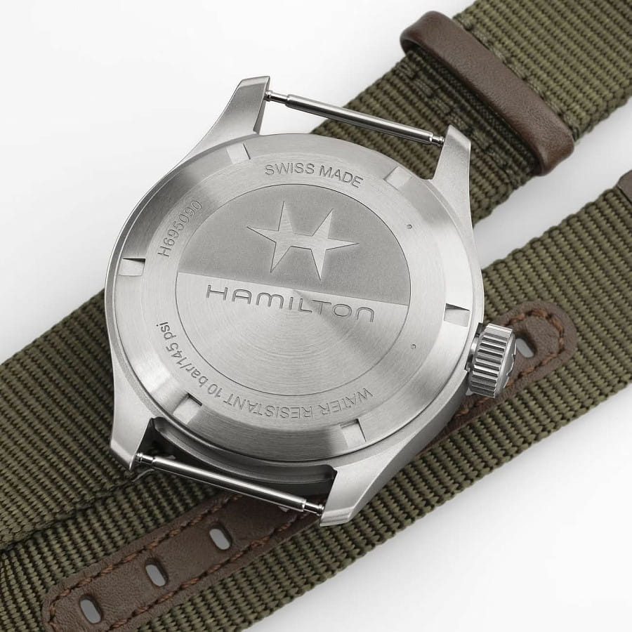 Часы Hamilton Khaki Field Power Reserve H69509960 — сталь металл, Швейцария