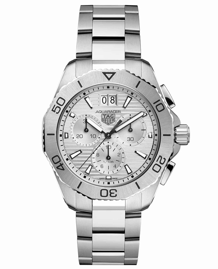 Часы TAG Heuer Aquaracer Professional 200 Date CBP1111.BA0627 — мужские, серебристый