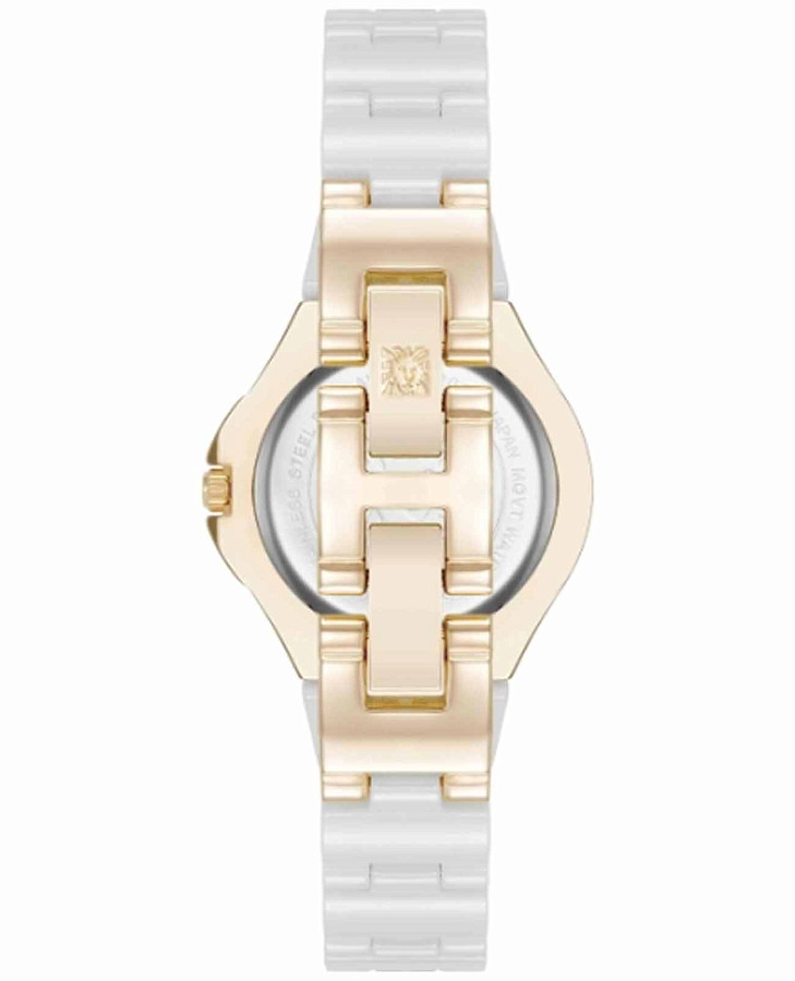 Часы Anne Klein Diamond 5112GPWT — кварцевые, металл сталь