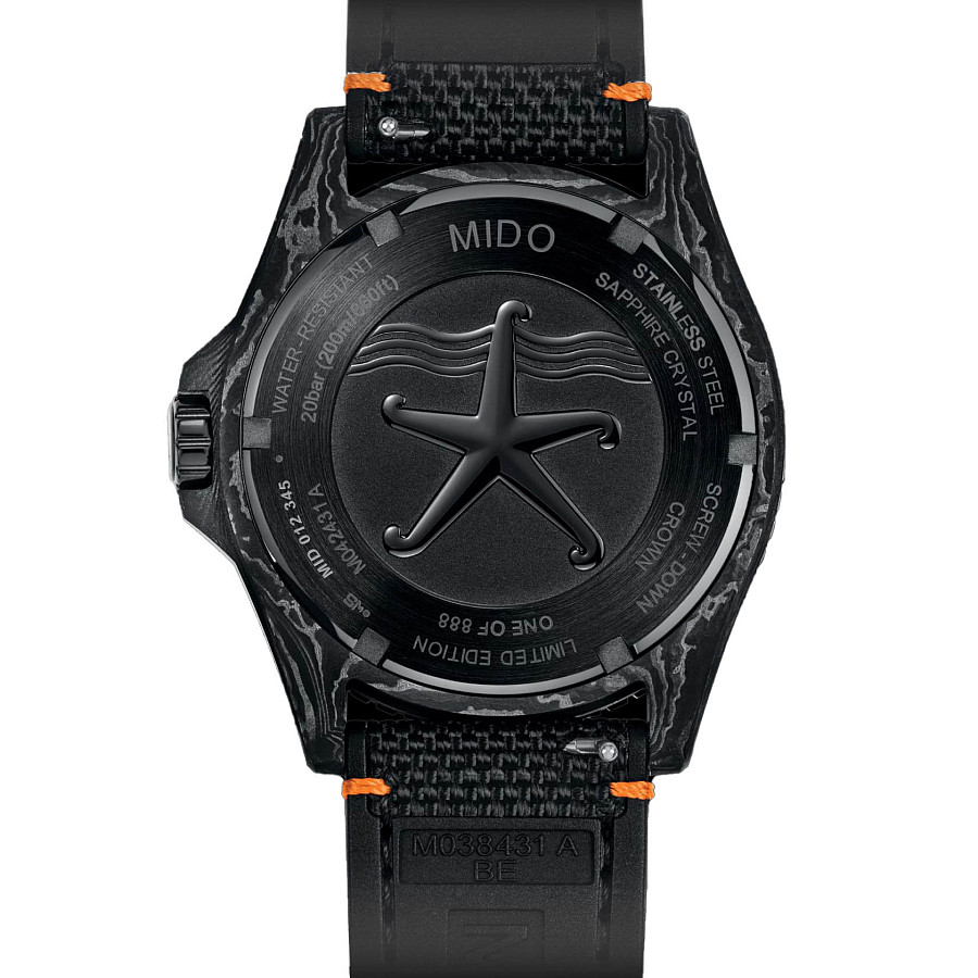 Часы Mido Ocean Star 200C Carbon Limited Edition M042.431.77.081.00 — карбон, Швейцария
