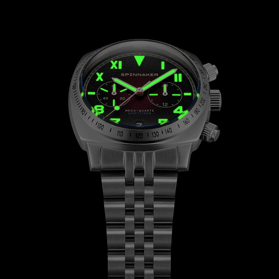 Часы Spinnaker Hull California Chronograph SP-5092-22 — сталь металл, Англия
