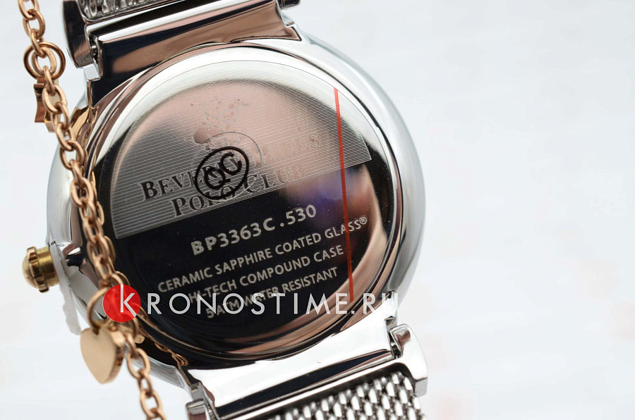 Часы Beverly Hills Polo Club BP3363C.530 — женские, серебристый