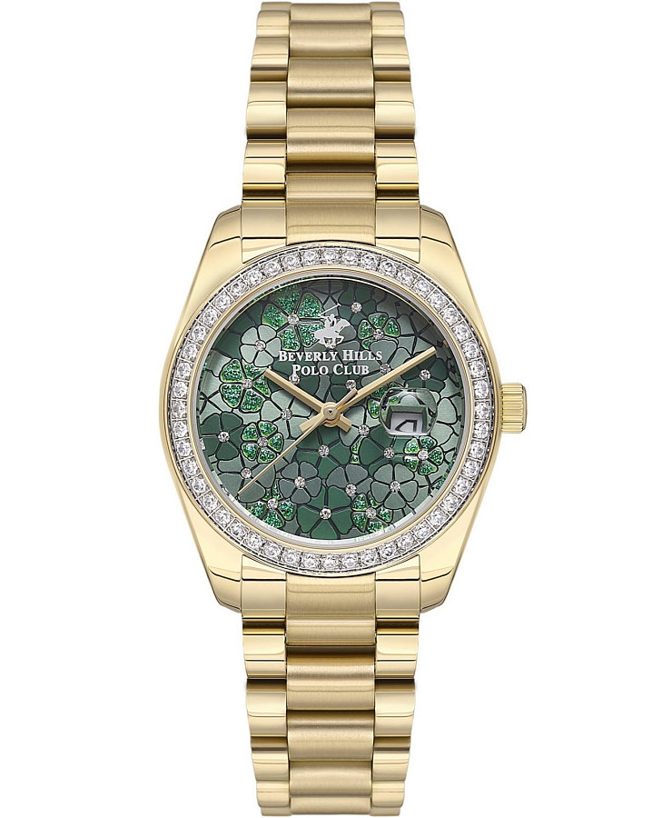 Часы Beverly Hills Polo Club BP3596C.170 — женские, зеленый
