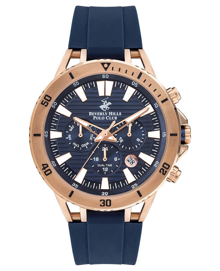 Часы Beverly Hills Polo Club BP3411X.499 — мужские, синий