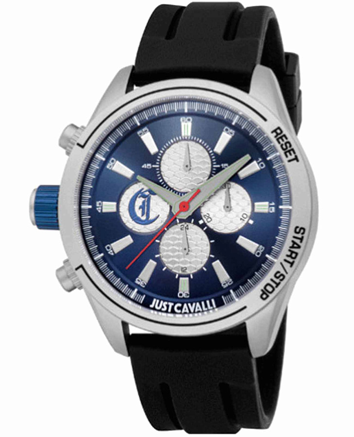 Часы Just Cavalli Cavaliere JC1G347P0025 — мужские, синий