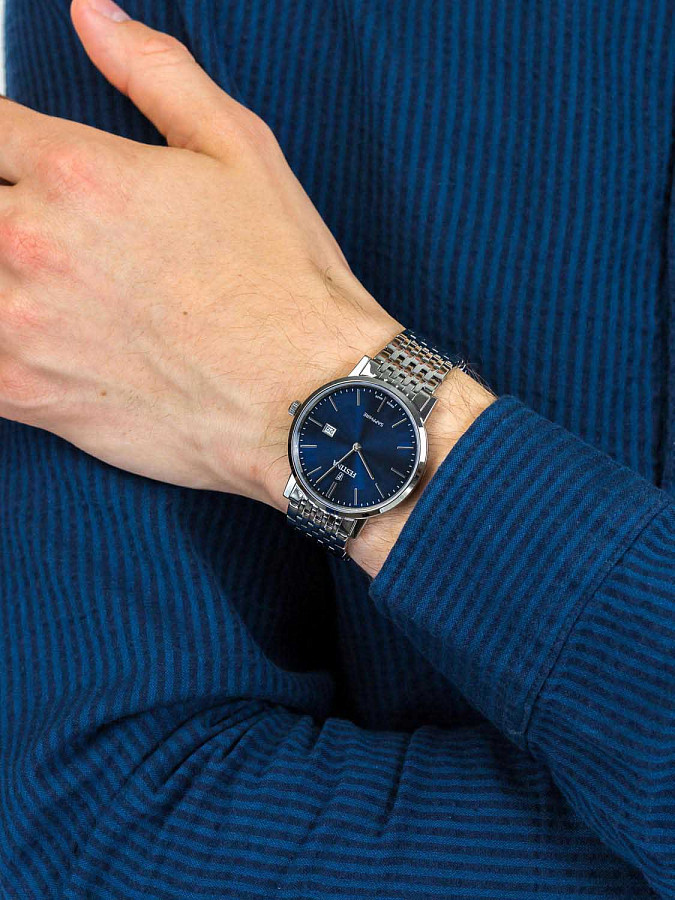 Часы Festina Classics F20018/2 — синий, металл сталь