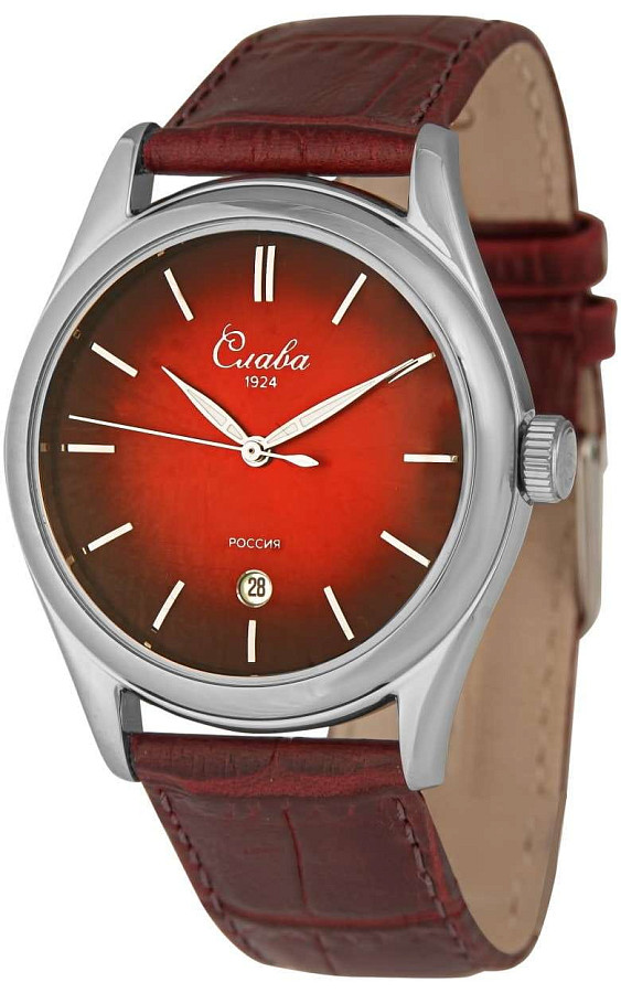 Часы Слава Сенат 2490529/300-2115 — кварцевые, металл сталь