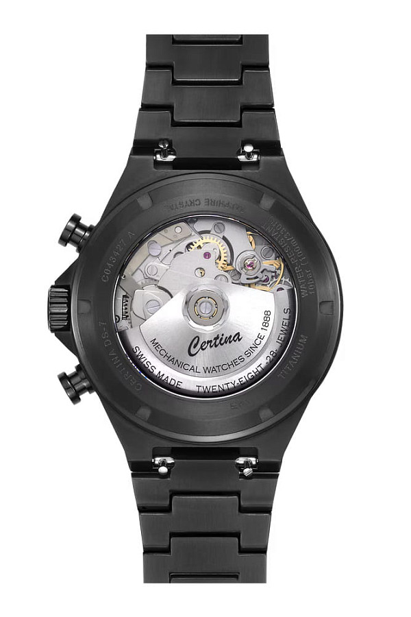 Часы Certina DS-7 Chrono Auto C043.427.44.041.00 — титан, Швейцария