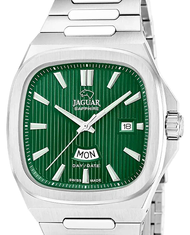 Часы Jaguar Rond Carre J1049/3 — кварцевые, металл сталь