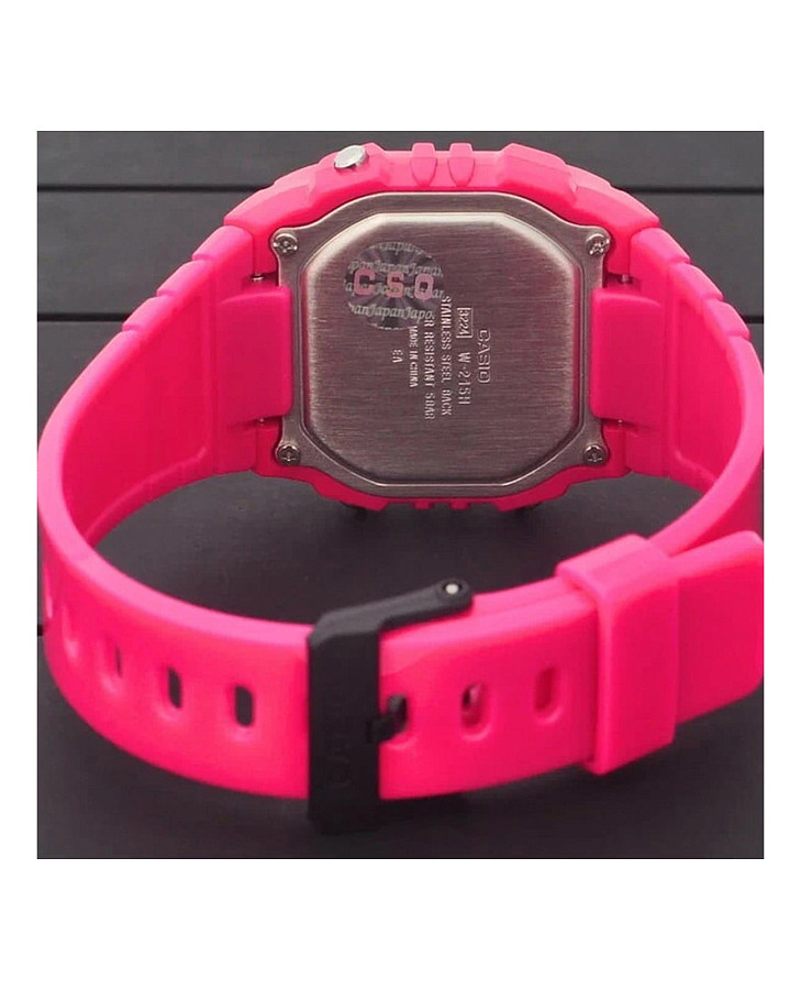 Часы Casio Collection W-215H-4AVDF (W-215H-4A) — пластик, Япония