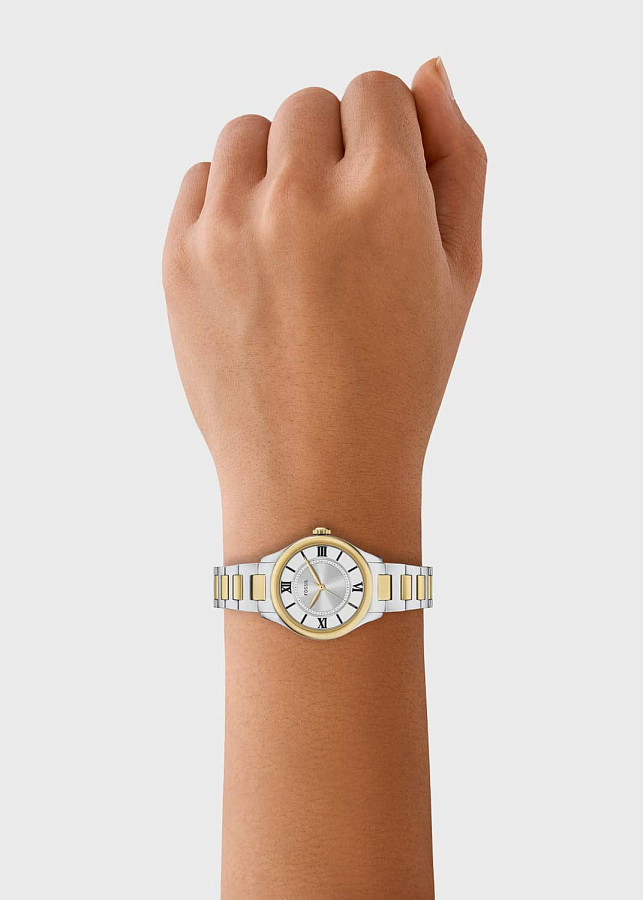 Часы Fossil Gilmore ES5422 — серебристый, сталь металл