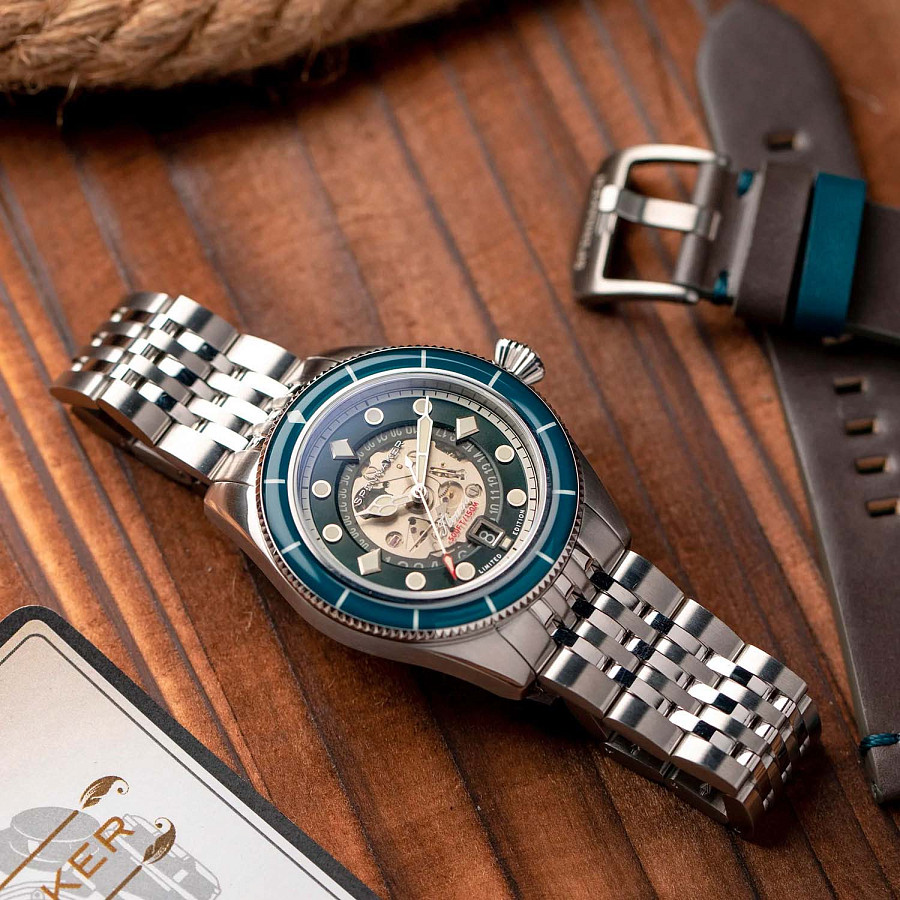 Часы Spinnaker Fleuss SP-5116-22 — металл сталь, Англия