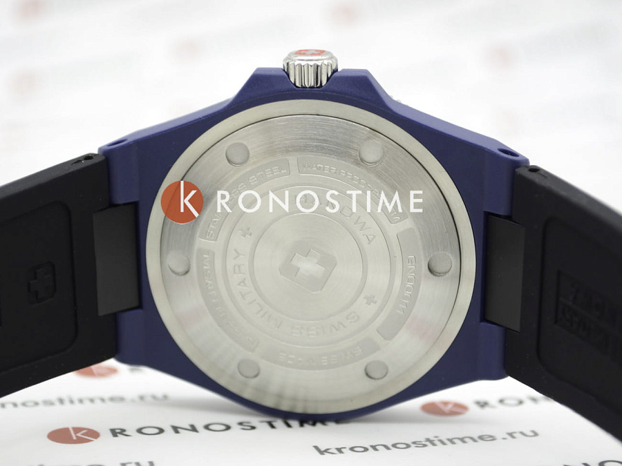 Часы Swiss Military Hanowa Ocean Pioneer SMWGN0001184 — мужские, силикон