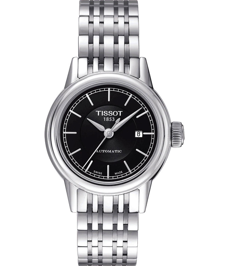 Часы Tissot Carson Automatic Lady T085.207.11.051.00 — женские, черный