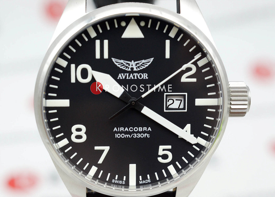 Часы Aviator Airacobra V.1.22.0.148.4 — сталь металл, Швейцария