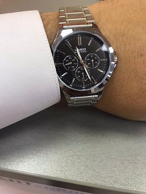 Фото покупателя: Японские наручные часы Casio Collection MTP-V300D-1AUDF (MTP-V300D-1A)