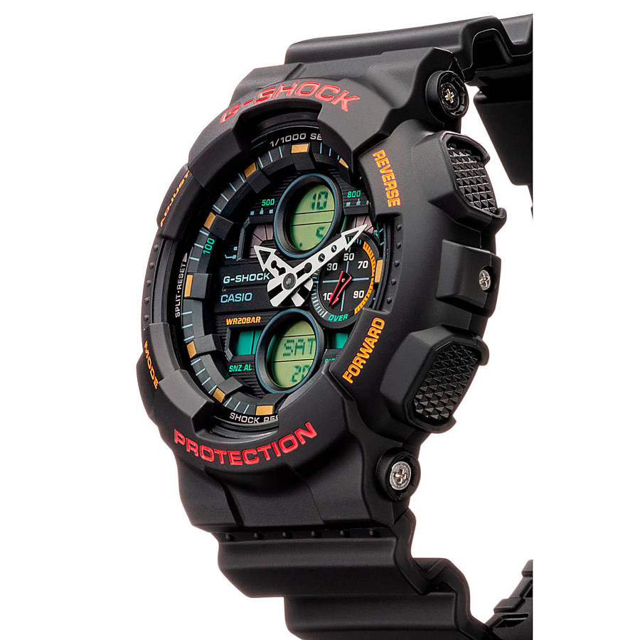 Часы Casio G-Shock GA-140-1A4DR (GA-140-1A4) — электронные, Япония, мужские