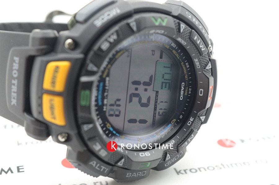 Часы Casio Pro Trek PRG-240-1E — электронные, пластик