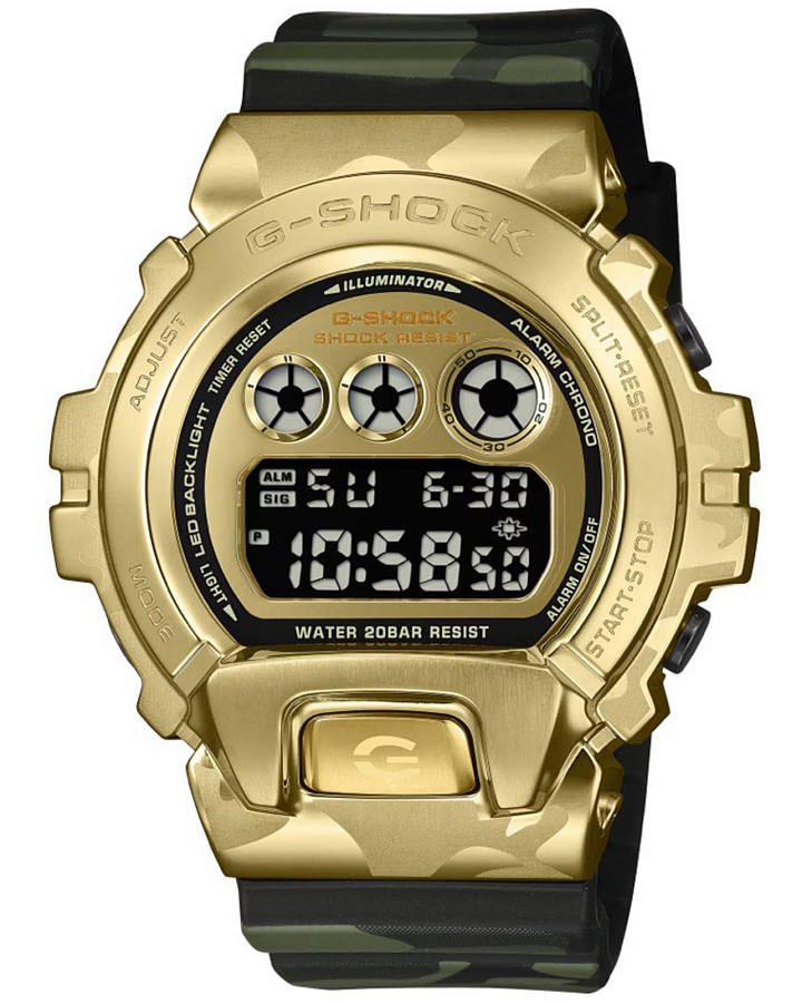Часы Casio G-Shock GM-6900CMG-3 — мужские, золотой