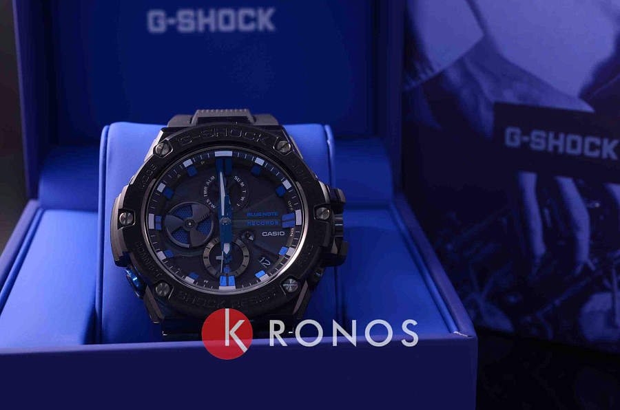 Часы Casio G-Shock GST-B100BNR-1A — мужские, черный
