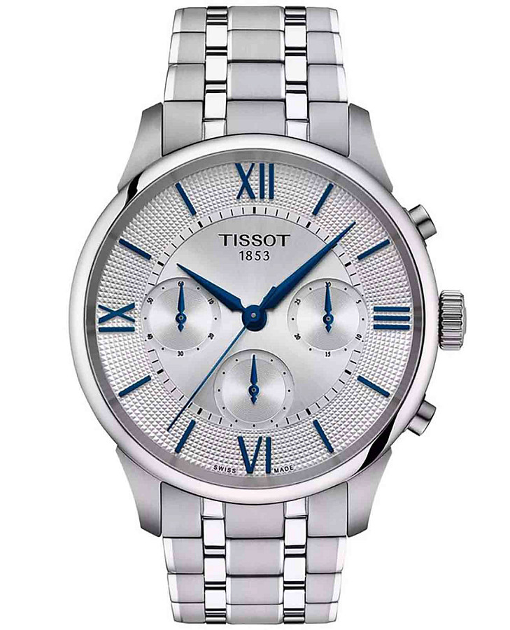 Часы Tissot Chemin des Tourelles Automatic Chronograph T139.462.11.038.00 — мужские, белый