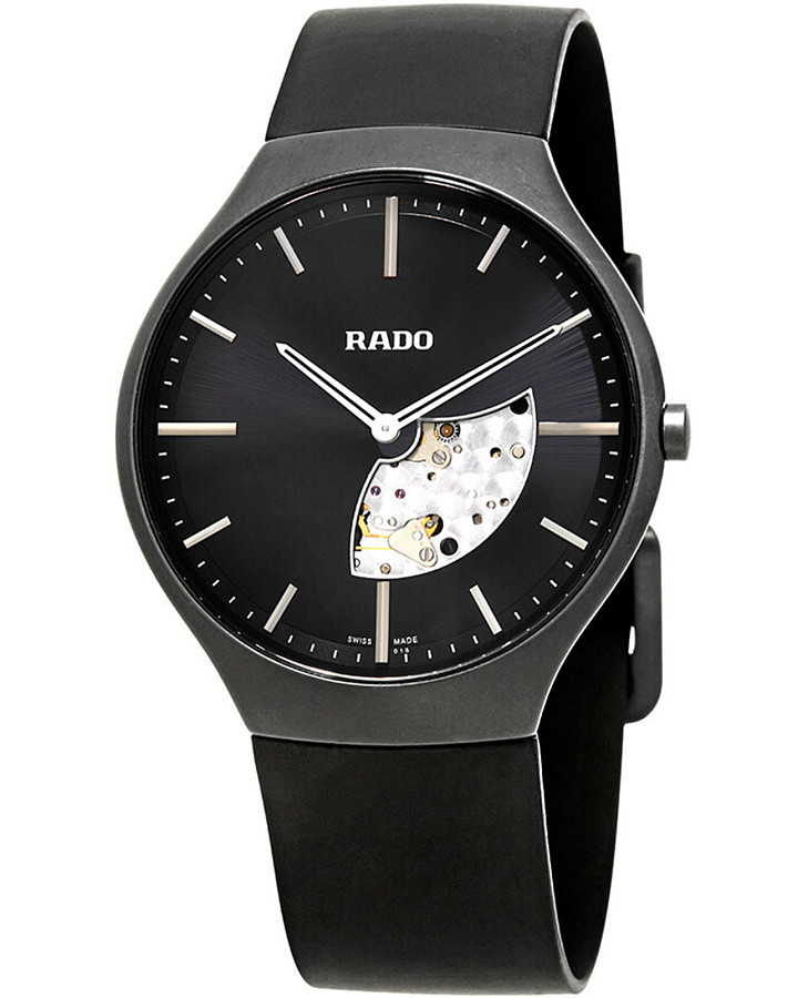 Часы Rado True Thinline R27247159 — мужские, черный