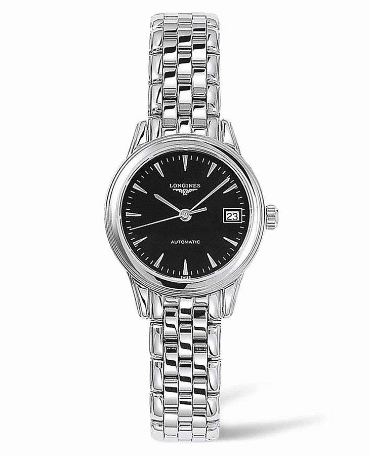 Часы Longines Flagship L4.274.4.52.6 — женские, черный